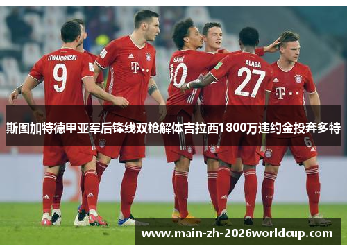 斯图加特德甲亚军后锋线双枪解体吉拉西1800万违约金投奔多特